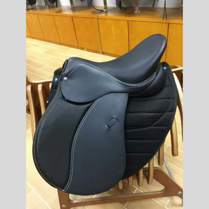 Selle de saut à cheval en cuir pour adultes GW pour l'équitation équestre et le chariot de transport Fournitures d'entraînement pour animaux de compagnie - Product Image 5