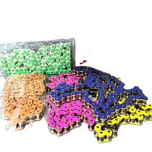 Chaîne à rouleaux série 420 420-132L chaîne de moto avec couleur pour <span class=keywords><strong>50CC</strong></span> 70CC 125CC ATV - Product Image 6