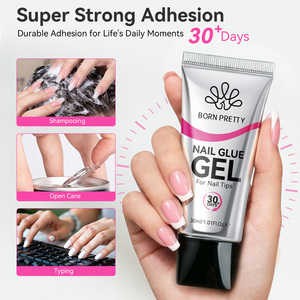 BORN PRETTY Colle Gel Douce à Faible Irritation pour Ongles 30ml Grande Capacité Colle pour Faux Ongles à Presser Marque Privée Personnalisée - Product Image 4