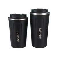Vente en gros de tasses à café en acier inoxydable personnalisées de 380 ml et 510 ml, gobelet intelligent avec affichage de la température LED, tasse de voyage isolée sous vide