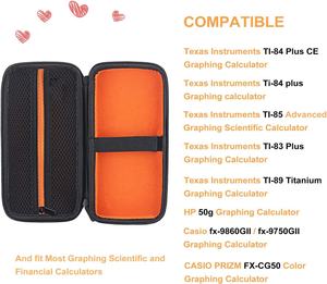 กล่องใส่อุปกรณ์เสริมสำหรับเดินทางเครื่องคิดเลขแบบแข็งออกแบบได้ตามต้องการสำหรับ <span class=keywords><strong>Fx</strong></span>-9750GII คาสิโอ - Product Image 4