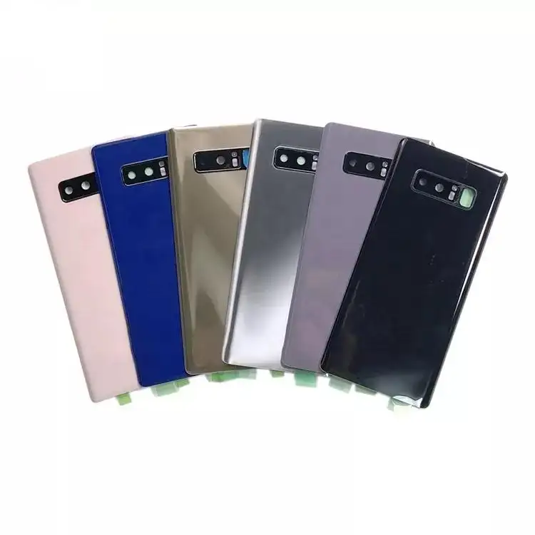 Housing For Samsung Galaxy Note 8 Battery Cover Glass Case Back Cover with camera lens