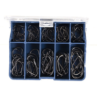Lot de 127 flotteurs portables mixtes, hameçons, Kit de boîte de 5 sections de 1.6m, moulinet de canne à pêche, ensemble complet Combo