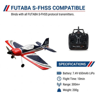 Avion radiocommandé RC Glider FX9706 3D6G 4CH Brushless EPP RTF, jouet d'avion en mousse pour hobby