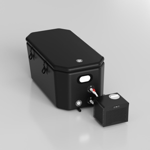 ชุดอ่างน้ำแข็งฟื้นฟูร่างกายสำหรับการบำบัดด้วยน้ำเย็นแบบพองลม พร้อมเครื่องทำความเย็น จัดส่งจากคลังสินค้าในสหรัฐอเมริกา - Product Image 6