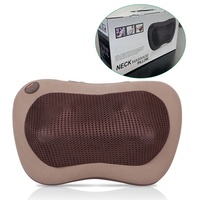 Oreiller électrique pour le cou Shiatsu avec tête de Massage Jade, chauffage à infrarouge, nouveau modèle, idéal pour le dos, roulage et pétrissage des cervicales,