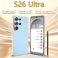 Teléfono Móvil Inteligente S26 ULTRA Original de 7.3 Pulgadas, Doble SIM, Desbloqueado, 5G, Android, en Oferta, Teléfonos Inteligentes Baratos