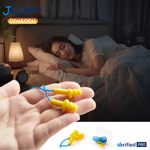 2025 OEM J & L Bouchons d'oreille en silicone pour musiciens personnalisés pour le travail <span class=keywords><strong>Protection</strong></span> <span class=keywords><strong>auditive</strong></span> Sommeil Bouchons d'oreille en silicone en mousse pour dormir - Product Image 1