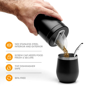 Contenitore in Metallo per Tè in Acciaio Inossidabile Personalizzato, Direttamente dalla Fabbrica, per Yerba Mate Argentina - Product Image 2