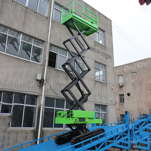 Gran oferta, 6m, 8m, 10m, 12m, 14m, 16m, vehículo de elevación media, nivelación automática, elevador de andamio eléctrico, elevador de tijera hidráulico - Product Image 2