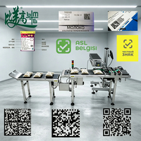 Machine de marquage laser automatique ASL BELGISI GS1 pour codes de traçabilité DataMatrix, idéale pour les emballages souple et les snacks – Fabricant
