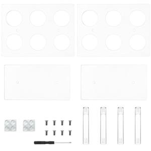 ที่วางโคนไอศกรีมอะคริลิค 6 ช่อง สำหรับงานแต่งงาน วันเกิด คริสต์มาส วันขอบคุณพระเจ้า ปาร์ตี้ หรือบุฟเฟ่ต์ - Product Image 5