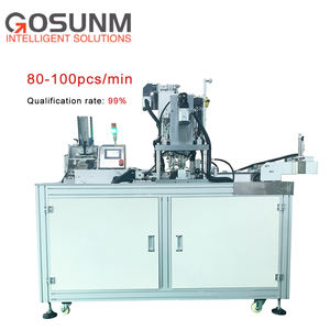 The new Automatic Disposable Flat Surgical Medical Masks automatic blanking welding earloop machine - Product Image 1