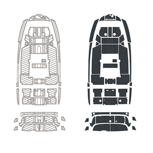 XYF China Marine - Revestimiento de Cubierta de Barco Personalizado, Revestimiento de Cubierta de Barco de EVA de 3M, Revestimiento de Cubierta de Yate de Espuma EVA Directo de Fábrica, Lámina de Revestimiento de Cubierta de Teca - Product Image 1