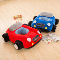 Haute qualité confortable sécurité dessin animé bébé soutien formateur canapé drôle voiture en peluche bébé siège d'apprentissage