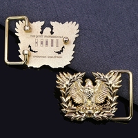 Diseñadores de moda occidental Hebillas de cinturón personalizadas Cabeza De León Hebilla de cabeza de toro en latón antiguo Hebilla de cinturón de acero inoxidable
