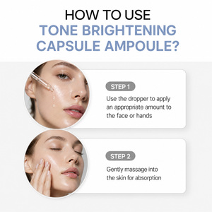 Ampoule Capsule Éclaircissante et Hydratante à <span class=keywords><strong>la</strong></span> Centella, Sérum Visage Apaisant pour Peaux Ternes, Marque Privée OEM en Gros - Product Image 6