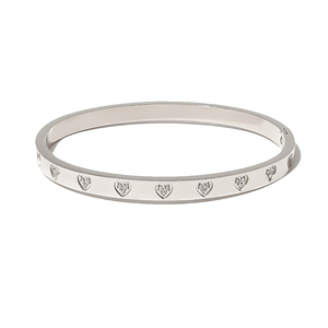 Raffinato Bracciale di Coppia in Acciaio Inossidabile con Cuore e Zirconi Cubici, Gioielli di Lusso Leggero - Product Image 4