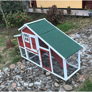 SDC032 SHUNDA Luxury Eco-Friendly Outdoor Waterproof Wooden Chicken House & Coop with <b>Large</b> Run All Seasons - Product Image 2
