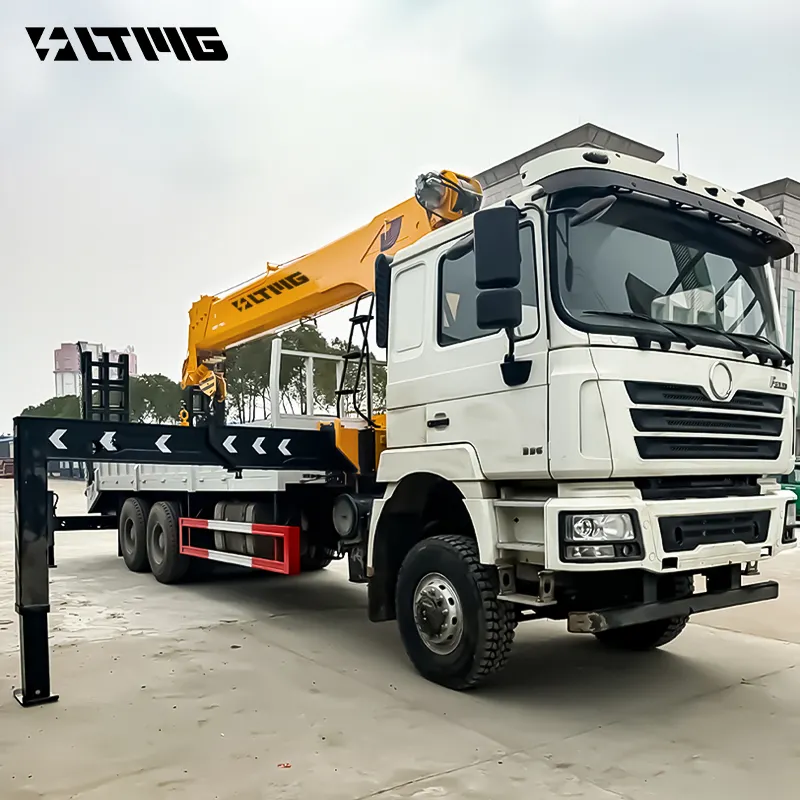 LTMG Brand cranes hydraulic truck mounted 8X4 16Ton Hydraulic knuckle boom crane