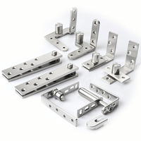 Charnière de porte à rebond automatique en acier inoxydable 304 Trima, plaque composite dissimulée, ouverture bidirectionnelle libre intérieure/extérieure