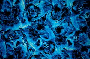 <span class=keywords><strong>Film</strong></span> hydrographique - Impression par transfert d'eau - Hydro dipping - Crânes de vampires - Product Image 2