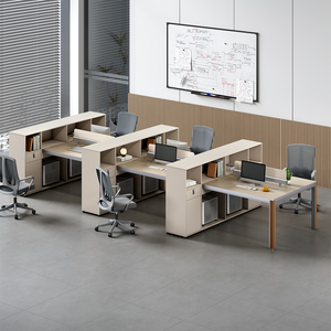 Muebles de Oficina Modulares de Lujo Premium OEM E1 MFC, Escritorio Ejecutivo de Estilo Moderno, Mesa de Oficina Resistente - Product Image 4