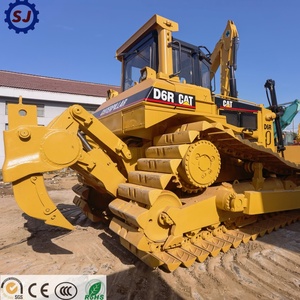 รถดันดิน CAT D6R มือสอง เครื่องยนต์แท้ ได้รับการรับรองมาตรฐาน CE ชั่วโมงการทำงานต่ำ น้ำหนัก 20 ตัน รถตีนตะขาบสำหรับงานดิน - Product Image 1