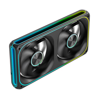 Ventilador de Caja AntarcChill 240 Negro/Blanco de 240mm con Rodamiento Líquido RGB, Nuevo, Premium, para Disipación de Calor