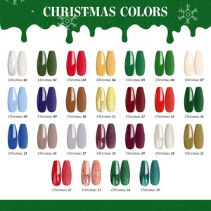 Ensemble de <span class=keywords><strong>vernis</strong></span> à ongles en gel Robifel pour Noël, <span class=keywords><strong>vernis</strong></span> à ongles en gel rouge et vert, couleurs classiques d'hiver, à retirer par trempage, <span class=keywords><strong>lampe</strong></span> <span class=keywords><strong>UV</strong></span> LED nécessaire, manucure en salon, bricolage - Product Image 6