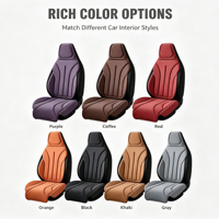 Housse de siège auto en tissu piqué polyester ODM, modèle ACE, toutes saisons, multicolores, couleur personnalisée OEM, logo et taille disponibles