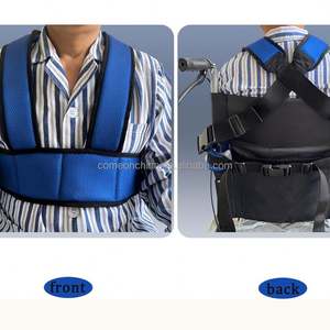 Harnais de fauteuil roulant pour adultes âgés ceinture de sécurité réglable gilet de soutien du torse ceinture de sécurité pour fauteuil roulant sangles de retenue - Product Image 4