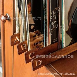 Marcadores de Libros de Madera Creativos con las 26 Letras del Alfabeto para Libros Infantiles, Cuadernos y Separadores de Discos de Vinilo - Product Image 2