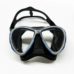 Góc rộng toàn cảnh HD bơi mặt nạ Tempered Glass Dive Mặt nạ dành cho người lớn Thanh Niên bơi lội kính với Bìa mũi