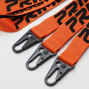 Custom Embroidered Car <b>Key</b> Holder Metal Hook Outdoor Keychain <b>Lanyard</b> Heavy Duty Thick Jacquard Woven <b>Lanyards</b> - Product Image 2
