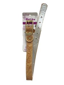 Pet PU Leder halsbänder mit Pailletten Atmungsaktives verstellbares Halsband mit Metalls chnalle für mittelgroße kleine Hunde Katzen - Product Image 2