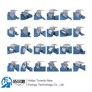 Легкая в установке солнечная монтажная конструкция - комплект креплений для фотоэлектрических панелей на крыше с зажимами - Product Image 3