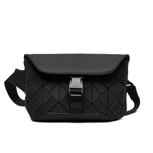 MOYYI Sac Bandoulière <span class=keywords><strong>Homme</strong></span> Horizontal Mode Urbaine PVC Sac Travers pour Hommes à Rabat - Product Image 6