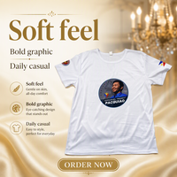 T-shirt Électoral Jetable Léger 100% Polyester Unisexe Personnalisé Impression Sérigraphique Respirant Tricoté Événement Politique