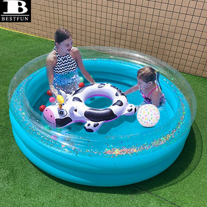 <span class=keywords><strong>Piscine</strong></span> gonflable personnalisée de <span class=keywords><strong>60</strong></span> pouces avec paillettes pour enfants, en PVC durable, fosse à balles de confettis, <span class=keywords><strong>piscine</strong></span> à pagaies, jouet aquatique d'intérieur et d'extérieur - Product Image 2