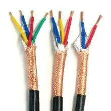 Mm2 Rvvp Shielded Flexible Cable Electric Wire 300/500v 2 3 4 5 6 Core 0.2 0.3 0.5 0.75 1 1.5 2.5 4 PVC Waterproof Signal Cable