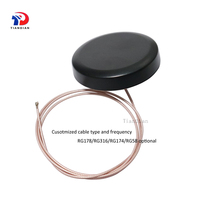 Antena inalámbrica redonda de montaje con orificio de tornillo para exteriores 4G LTE GPS GSM 8dBi Lte 4G 5G Antena de gabinete