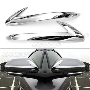 2 pièces Garniture chromée pour rétroviseur latéral de voiture, bande décorative pour rétroviseur, accessoires de style automobile pour Toyota C-HR CHR 2017 - Product Image 1
