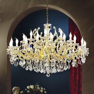 Cao cấp sang trọng Châu Âu 18 đèn K9 pha lê treo ánh sáng sân khấu khách sạn đám cưới THERESA đèn chùm độc đèn - Product Image 6