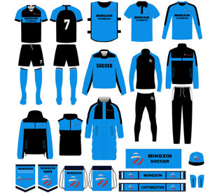 Penjualan paling laris Jersey tim Crew Neck College <span class=keywords><strong>Football</strong></span> Maillot De Foot asli hitam dan merah muda Jersey sepak bola untuk pria wanita - Product Image 4