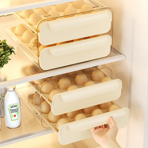 <b>Egg</b> <b>Storage</b> Box Refrigerator Drawer Type With Lid Airtight Food Container Kitchen Organizer For <b>Eggs</b> - Product Image 1