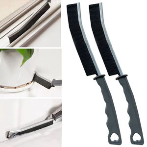 Cepillo de limpieza de juntas de cerdas duras, cepillo para limpiar azulejos, cepillo para limpiar juntas profundas, herramientas y accesorios para limpiar huecos y grietas. - Product Image 6