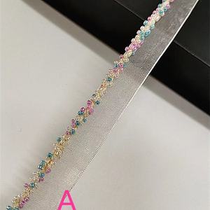 تصميم فستان دانتيل بحياكة ناعمة ذاتية الصنع ، وتقليم حبة الزفاف - Product Image 3