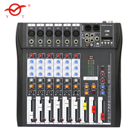Mélangeur audio professionnel système de sonorisation mélangeur bluetooth usb 4 6 8 12 16 canaux