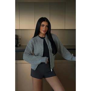 Gri Lilja Casual <b>Cardigan</b> Sweater with Jacquard Embroidery and <b>Button</b> Decoration for Spring Autumn Winter - Product Image 4